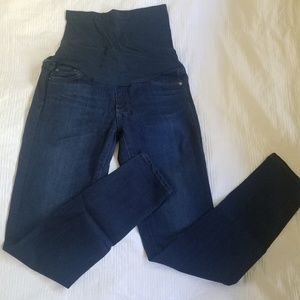 AG maternity skinny ankle jeans